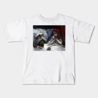 Little Red Riding Hood - Gustave Dore Kids T-Shirt